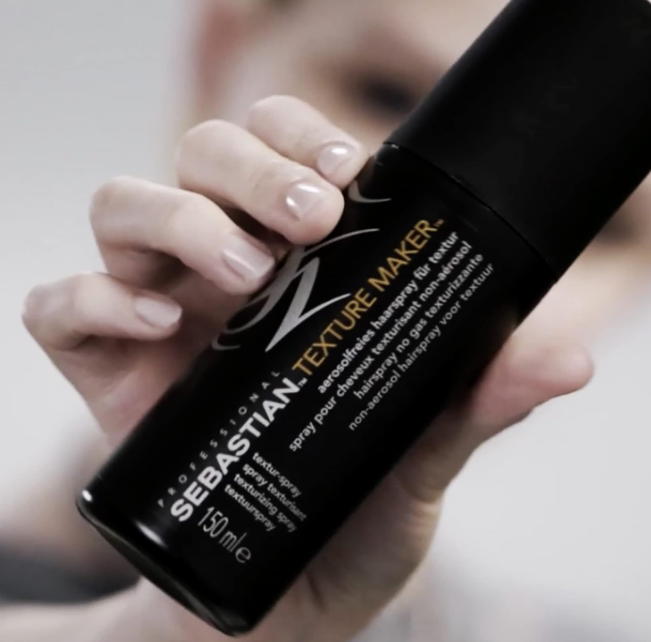 Sebastian Hair Styling Duo — professional textured hair styling result