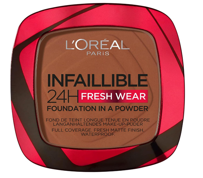 L'Oreal Paris Infaillible 24H Fresh Wear Foundation Powder – full coverage matte finish compact