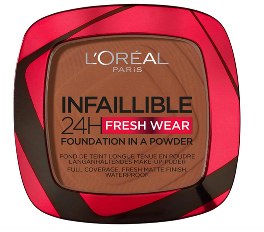 L'Oreal Paris Infaillible 24H Fresh Wear Foundation Powder – full coverage matte finish compact
