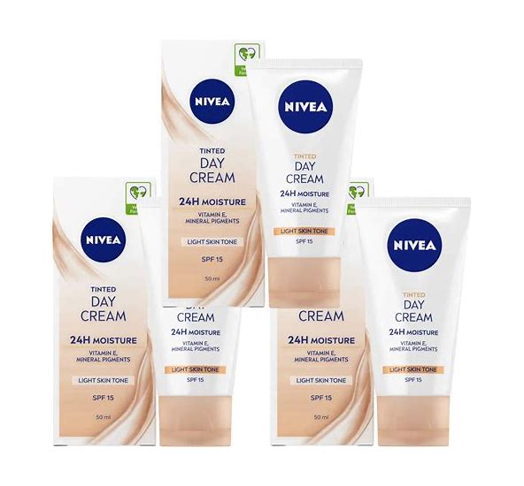 Nivea Light Skin Tone Tinted Day Cream 50ml full packaging