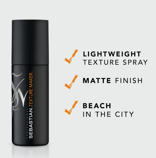 Sebastian Texture Maker Spray 150ml back label with directions