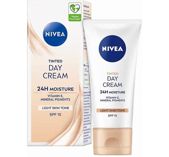 Nivea Light Skin Tone Tinted Cream shade colour swatch