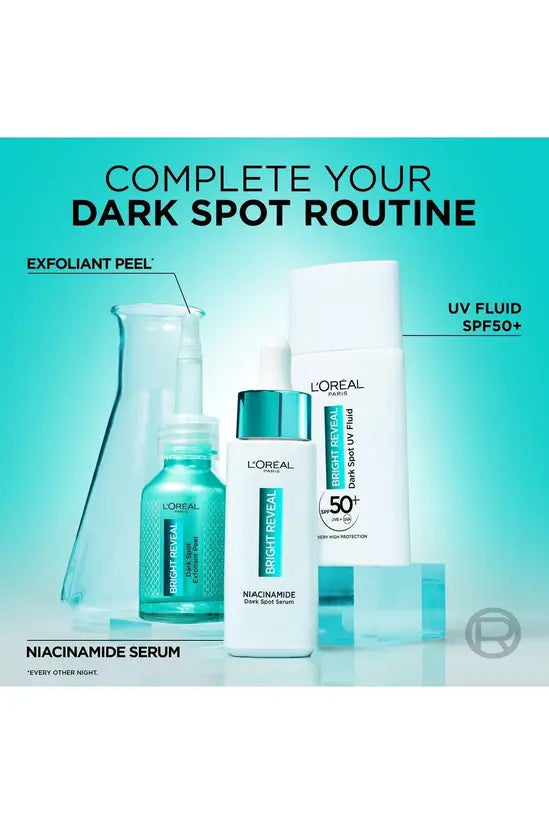 L'Oreal Paris Bright Reveal 25ml back label and ingredients