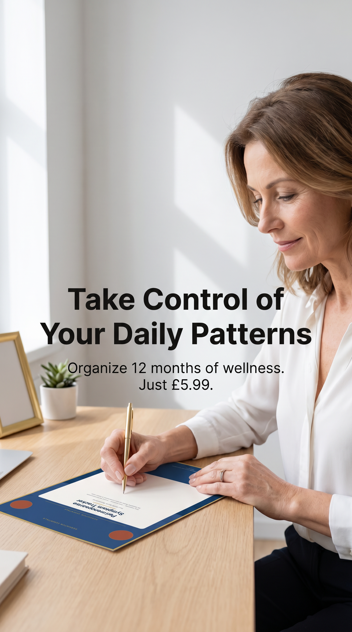 Perimenopause Symptom Tracker — Hormone Health Log (Digital Download)