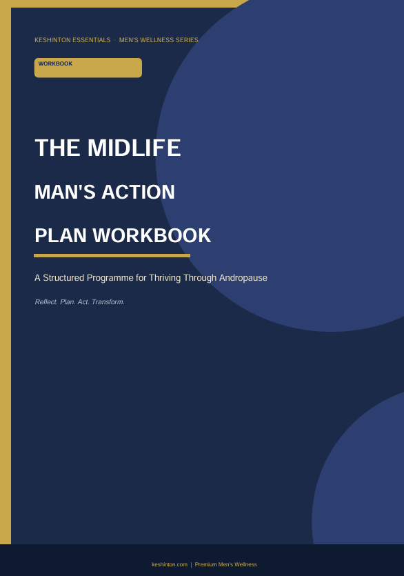 The Midlife Man's Action Plan Workbook digital download cover – Keshinton Essentials