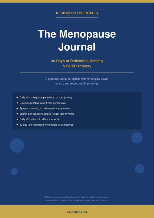 Menopause Journal Printable — 30-Day Wellness & Gratitude (Digital Download)