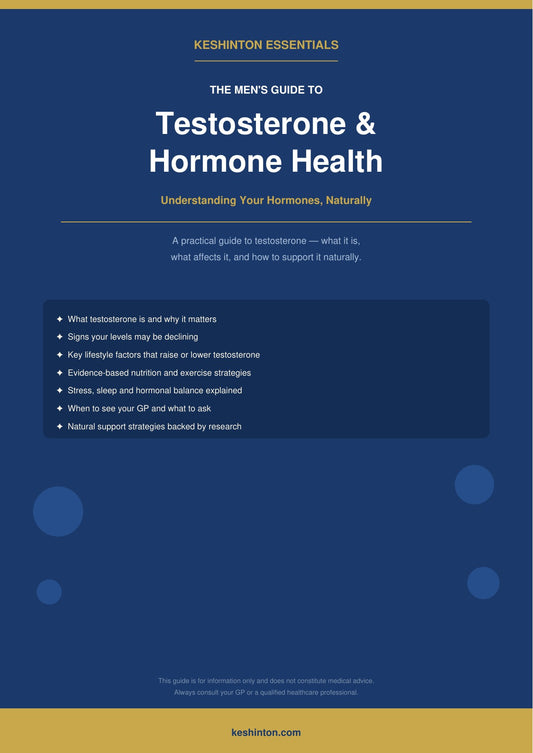 Men's Testosterone & Hormone Health Guide — Natural Boost (Digital Download)